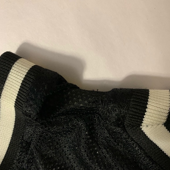 Unif black mesh jersey dress/tunic Sz M - Picture 8 of 8